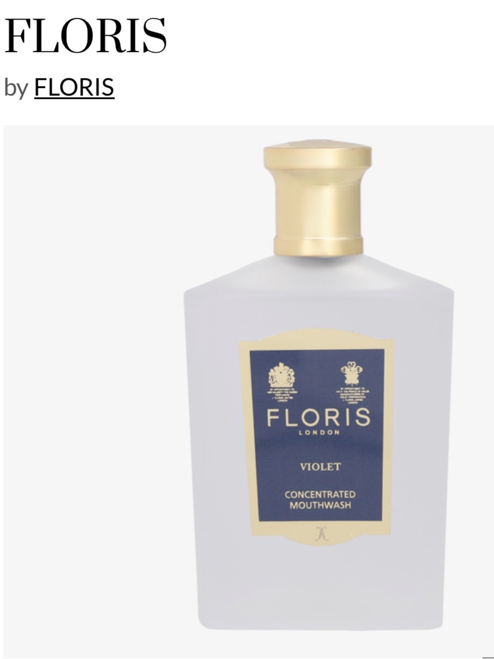 Violet Concentrated Mouthwash — Violet